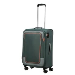 American Tourister Pulsonic Spinner 68 EXP Dark Forest -Mode Tassen Winkel image 285