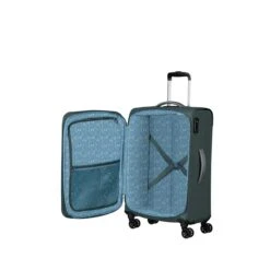 American Tourister Pulsonic Spinner 68 EXP Dark Forest -Mode Tassen Winkel image 286