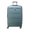 Delsey Air Armour 4 Wheel Large Trolley 77 Expandable Light Green