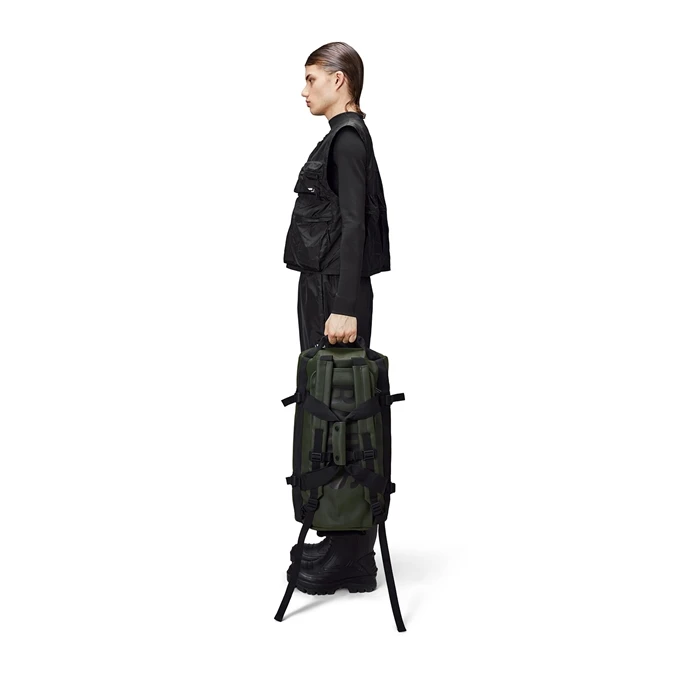 Rains Texel Duffel Bag Small W3 Green 2 Rains Texel Duffel Bag Small W3 Green - Afbeelding 2