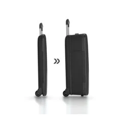 Rollink Flex Vega II Opvouwbare Handbagage Koffer Black -Mode Tassen Winkel image 405