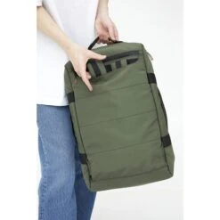 Lefrik Wanderer Duffle Vandra Dark Sage Ripstop -Mode Tassen Winkel image 4287