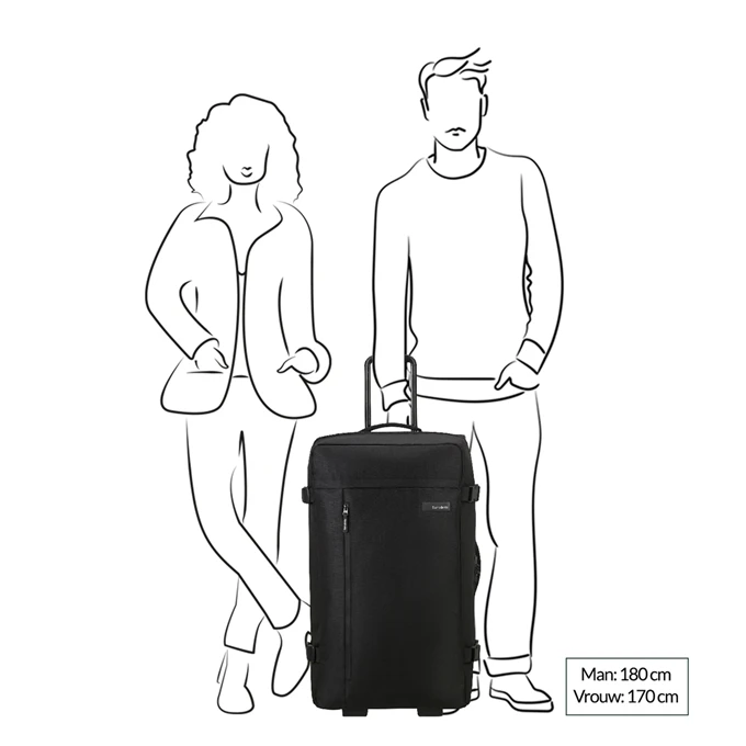 Samsonite Roader Duffle/Wheels 79 Olive Green 2 Samsonite Roader Duffle/Wheels 79 Olive Green - Afbeelding 2