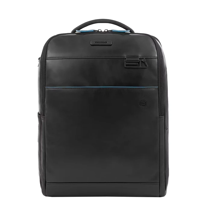 Piquadro Blue Square Computer Backpack Plain With IPad Pro Black 1 Piquadro Blue Square Computer Backpack Plain With IPad Pro Black