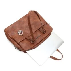 Wimona Carlotta School/Werktas 13,3'' Cognac -Mode Tassen Winkel image 5039