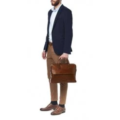 The Bridge Williamsburg Briefcase Brown -Mode Tassen Winkel image 5074