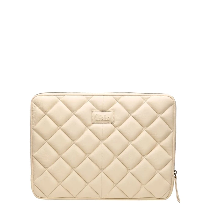 Chabo Milano Padded Laptop Sleeve 13-14" Off-white 1 Chabo Milano Padded Laptop Sleeve 13-14" Off-white