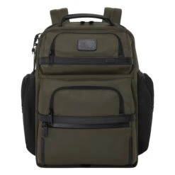 Tumi Alpha Brief Pack Backpack Olive Night