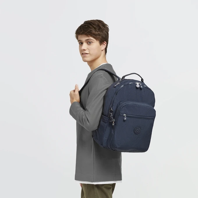 Kipling Seoul Rugzak Blue Bleu 2 2 Kipling Seoul Rugzak Blue Bleu 2 - Afbeelding 2