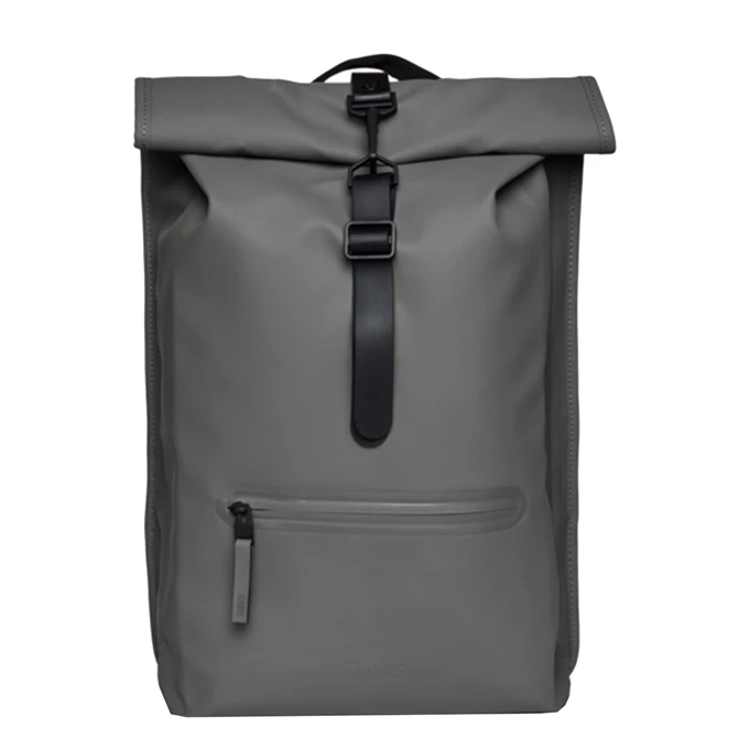 Rains Rolltop Rucksack W3 Grey 1 Rains Rolltop Rucksack W3 Grey