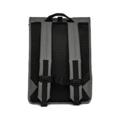 Rains Rolltop Rucksack W3 Grey 8 Rains Rolltop Rucksack W3 Grey -Mode Tassen Winkel image 5222