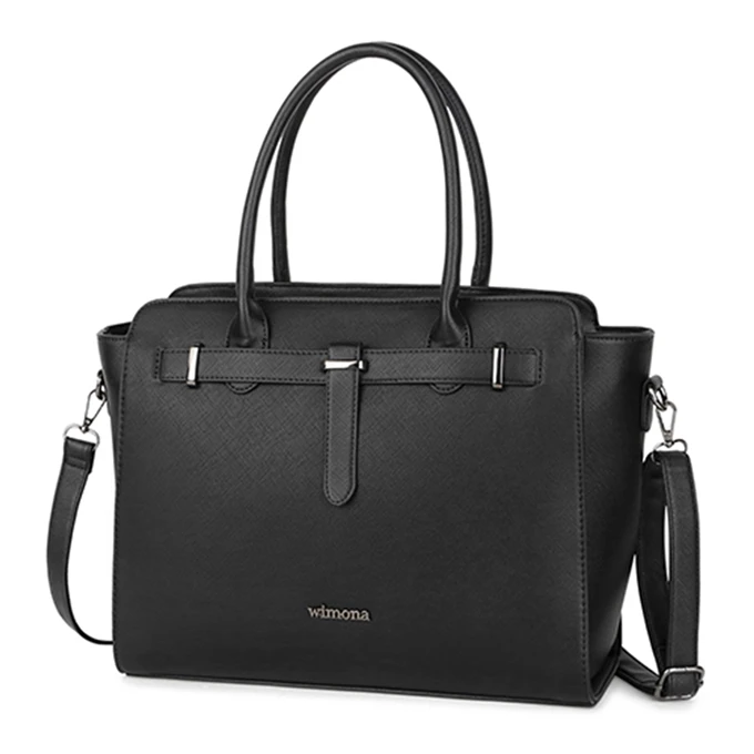 Wimona Sienna 15.6'' Laptoptas Zwart 2 Wimona Sienna 15.6'' Laptoptas Zwart - Afbeelding 2