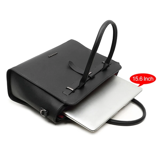 Wimona Sienna 15.6'' Laptoptas Zwart 5 Wimona Sienna 15.6'' Laptoptas Zwart - Afbeelding 5