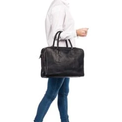 Burkely Antique Avery Worker 15.6" Black -Mode Tassen Winkel image 5276