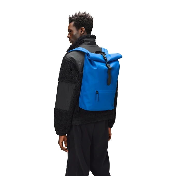 Rains Rolltop Rucksack W3 Waves 2 Rains Rolltop Rucksack W3 Waves - Afbeelding 2