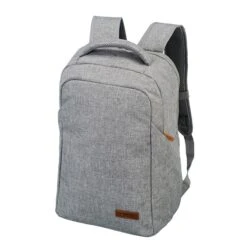 Travelite Basics Safety Backpack Light Grey -Mode Tassen Winkel image 5668