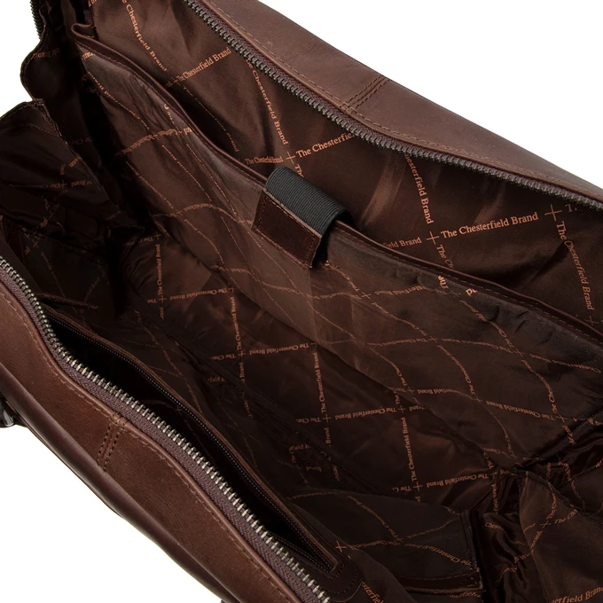 The Chesterfield Brand Manhattan Laptoptas Brown 6 The Chesterfield Brand Manhattan Laptoptas Brown - Afbeelding 6