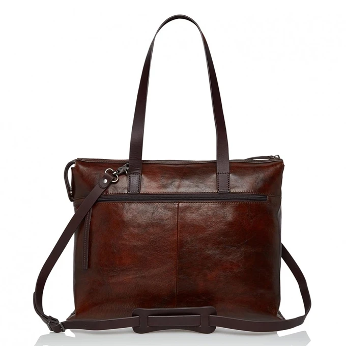 Castelijn & Beerens Rien Laptop Schoudertas 15.4'' RFID Cognac 3 Castelijn & Beerens Rien Laptop Schoudertas 15.4'' RFID Cognac - Afbeelding 3