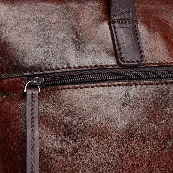 Castelijn & Beerens Rien Laptop Schoudertas 15.4'' RFID Cognac 6 Castelijn & Beerens Rien Laptop Schoudertas 15.4'' RFID Cognac - Afbeelding 6