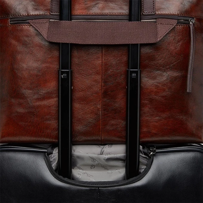 Castelijn & Beerens Rien Laptop Schoudertas 15.4'' RFID Cognac 8 Castelijn & Beerens Rien Laptop Schoudertas 15.4'' RFID Cognac - Afbeelding 8