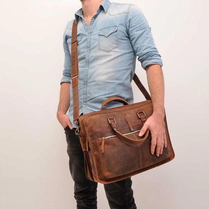 Berba Barbarossa Laptoptas 17'' Military 2 Berba Barbarossa Laptoptas 17'' Military - Afbeelding 2