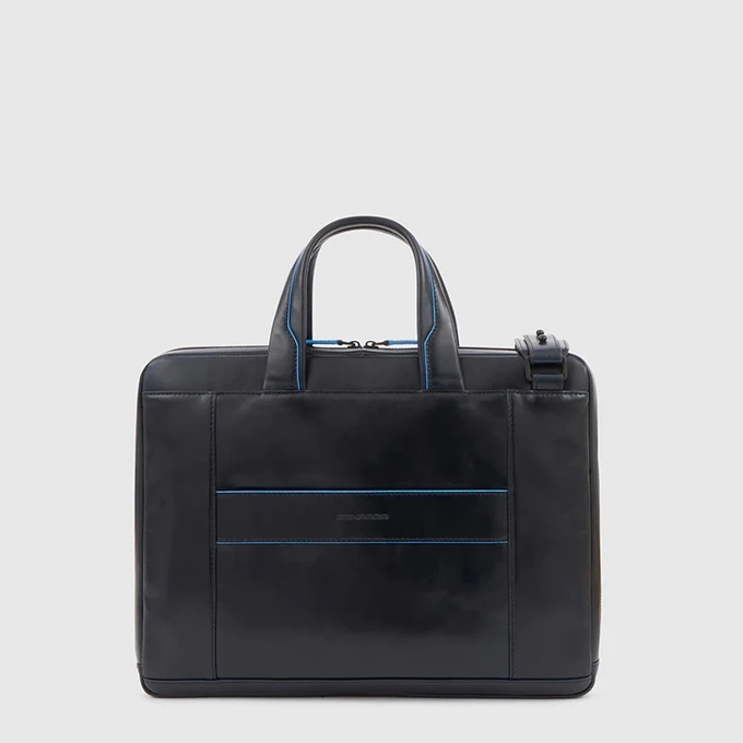 Piquadro Blue Square Computer Portfolio Briefcase 14'' Black 4 Piquadro Blue Square Computer Portfolio Briefcase 14'' Black - Afbeelding 4