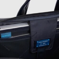 Piquadro Blue Square Computer Portfolio Briefcase 14'' Black 15 Piquadro Blue Square Computer Portfolio Briefcase 14'' Black -Mode Tassen Winkel image 6018