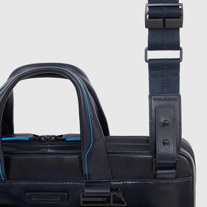 Piquadro Blue Square Computer Portfolio Briefcase 14'' Black 8 Piquadro Blue Square Computer Portfolio Briefcase 14'' Black - Afbeelding 8