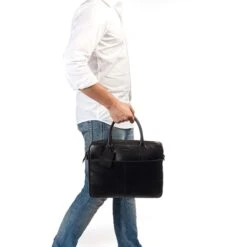 Burkely Vintage Jack Worker 13.3'' Black -Mode Tassen Winkel image 6073