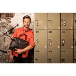 Burkely Vintage Jack Worker 13.3'' Black -Mode Tassen Winkel image 6079