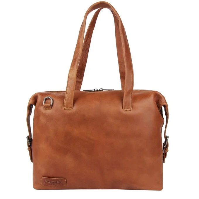 Plevier Skye Dames Laptoptas 14'' Cognac 1 Plevier Skye Dames Laptoptas 14'' Cognac