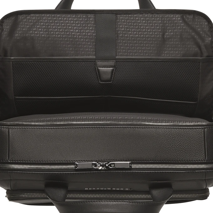 Porsche Design Roadster Leather Briefcase M Black 7 Porsche Design Roadster Leather Briefcase M Black - Afbeelding 7