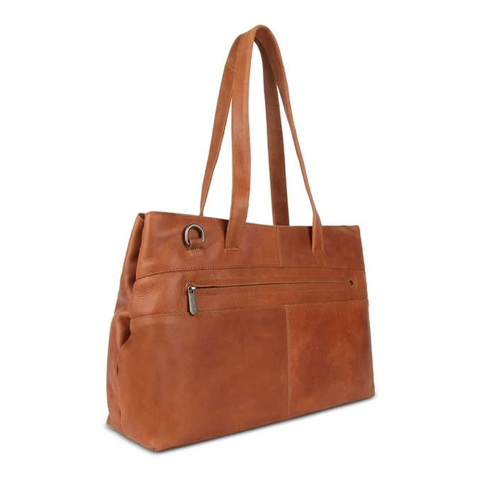 Plevier Jura Dames Laptoptas 15.6'' Cognac 3 Plevier Jura Dames Laptoptas 15.6'' Cognac - Afbeelding 3