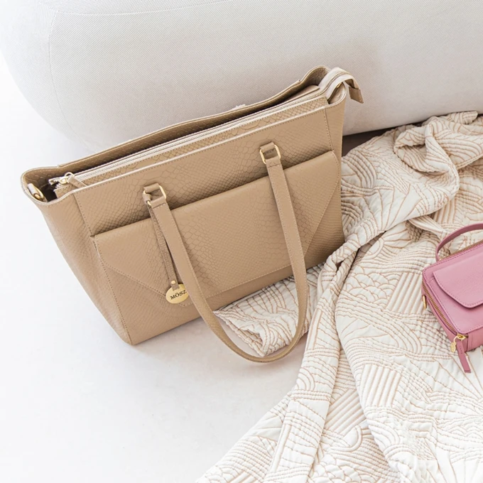 MÔSZ Denise Workbag 15,6" Jungle Taupe 3 MÔSZ Denise Workbag 15,6" Jungle Taupe - Afbeelding 3