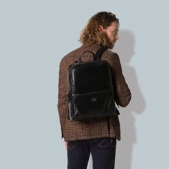 The Bridge Story Uomo Backpack Black -Mode Tassen Winkel image 6377