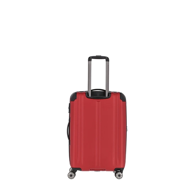 Travelite City 4 Wiel Trolley M Expandable Red 4 Travelite City 4 Wiel Trolley M Expandable Red - Afbeelding 4