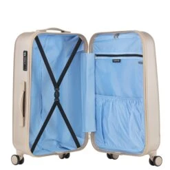 CarryOn Skyhopper 4 Wiel Trolley 55 + Beautycase Set Champagne -Mode Tassen Winkel image 645