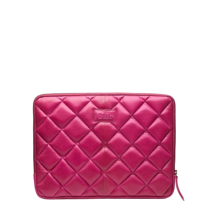 Chabo Milano Padded Laptop Sleeve 13-14" Fuchsia 1 Chabo Milano Padded Laptop Sleeve 13-14" Fuchsia