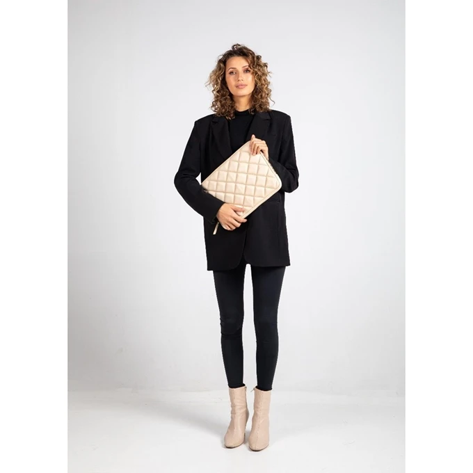 Chabo Milano Padded Laptop Sleeve 15-16" Off-white 2 Chabo Milano Padded Laptop Sleeve 15-16" Off-white - Afbeelding 2