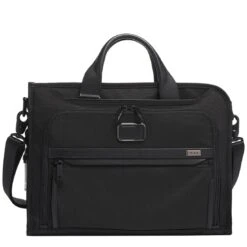 Tumi Alpha Slim Deluxe Portfolio Black