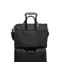 Tumi Alpha Slim Deluxe Portfolio Black -Mode Tassen Winkel image 6740