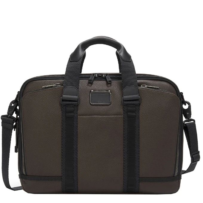 Tumi Alpha Bravo Albany Advanced Brief Dark Brown 1 Tumi Alpha Bravo Albany Advanced Brief Dark Brown