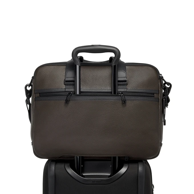 Tumi Alpha Bravo Albany Advanced Brief Dark Brown 6 Tumi Alpha Bravo Albany Advanced Brief Dark Brown - Afbeelding 6