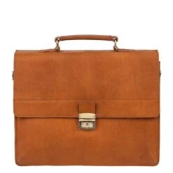 Burkely Vintage Dean Briefcase Cognac 20 Burkely Vintage Dean Briefcase Cognac -Mode Tassen Winkel image 6755