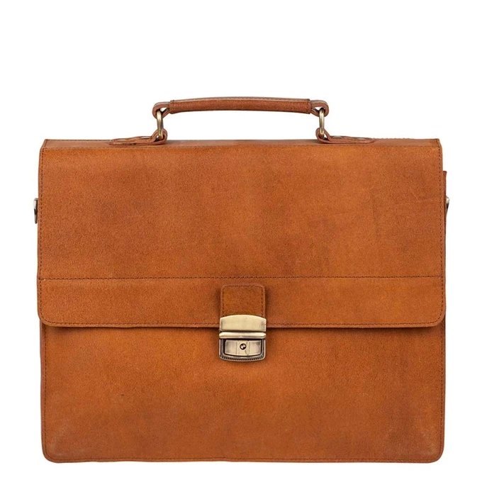 Burkely Vintage Dean Briefcase Cognac 9 Burkely Vintage Dean Briefcase Cognac - Afbeelding 9