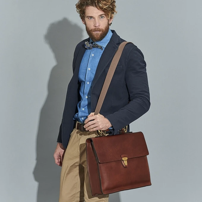 The Bridge Story Uomo Briefcase Brown 3 The Bridge Story Uomo Briefcase Brown - Afbeelding 3