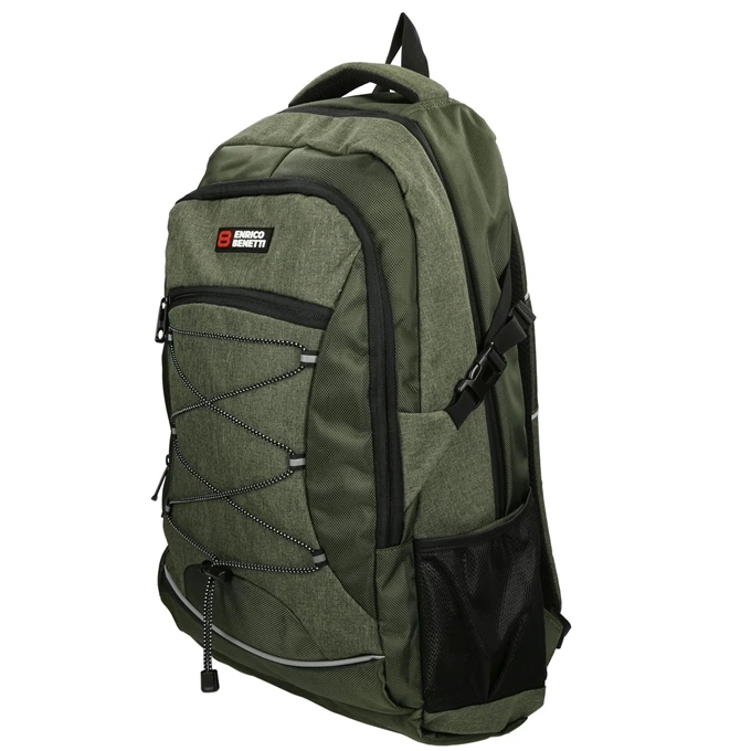 Enrico Benetti Yellow Stone 17'' Laptop Rugzak Olijf 4 Enrico Benetti Yellow Stone 17'' Laptop Rugzak Olijf - Afbeelding 4