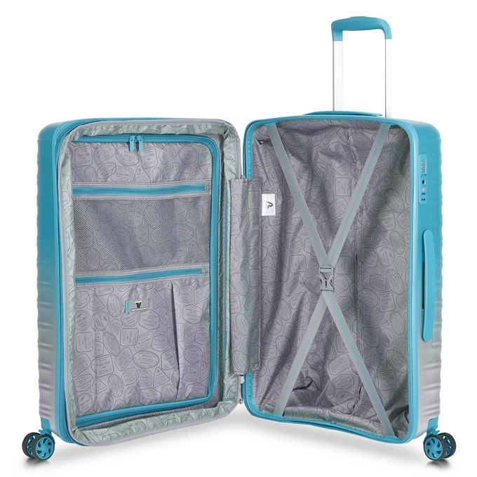 Roncato Wave Spot Expandable Trolley 66 Turchese 4 Roncato Wave Spot Expandable Trolley 66 Turchese - Afbeelding 4