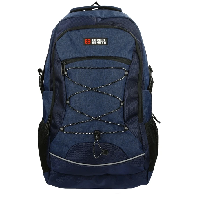 Enrico Benetti Yellow Stone 17'' Laptop Rugzak Blauw 1 Enrico Benetti Yellow Stone 17'' Laptop Rugzak Blauw