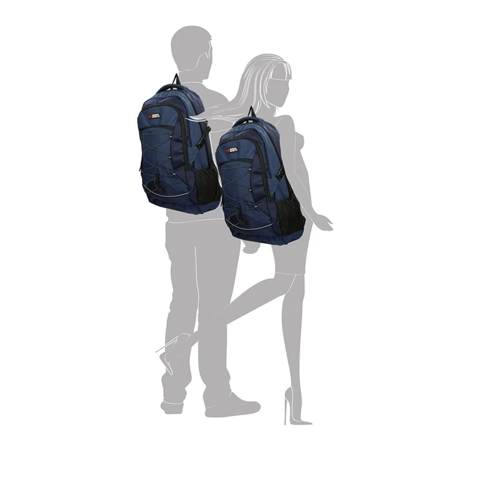 Enrico Benetti Yellow Stone 17'' Laptop Rugzak Blauw 2 Enrico Benetti Yellow Stone 17'' Laptop Rugzak Blauw - Afbeelding 2